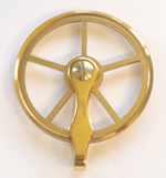 Pulleys 01: Small brass cable pulley (35mm) for PS & RS movements.